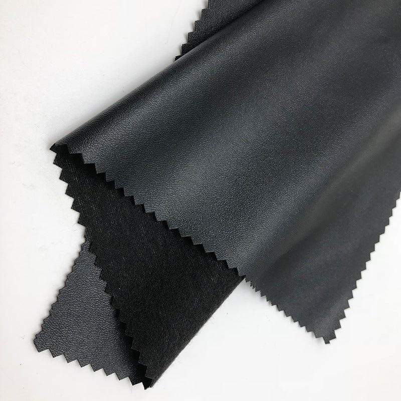 Half PU leather Nappa pattern soft elastic clothing leather soft foreskin strap leather men's and women's leather pants fabric