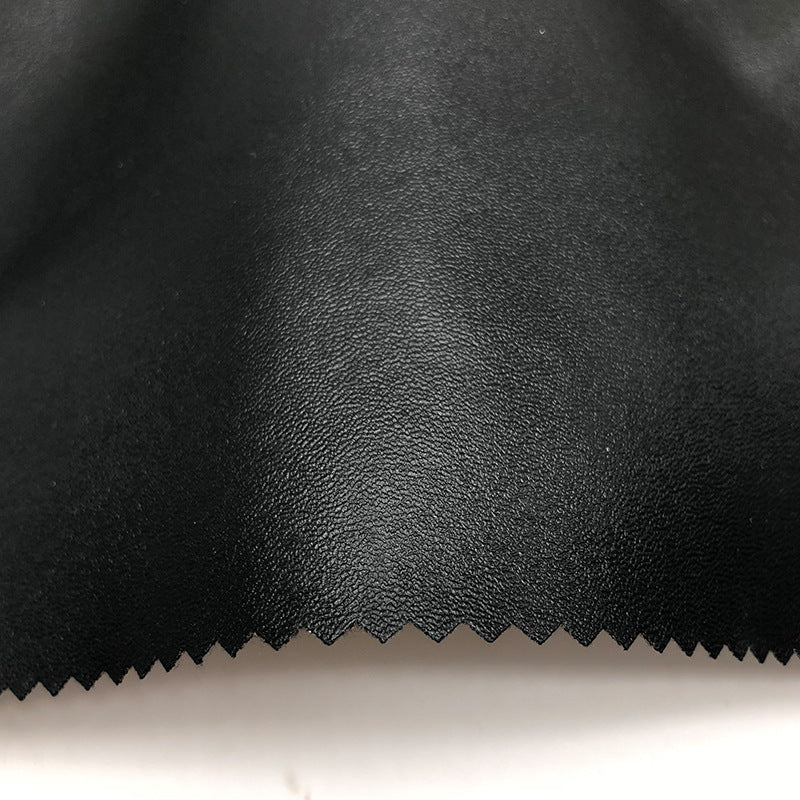 Half PU leather Nappa pattern soft elastic clothing leather soft foreskin strap leather men's and women's leather pants fabric