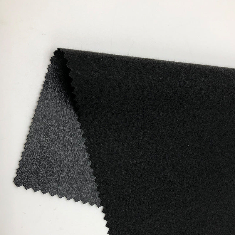 Half PU leather Nappa pattern soft elastic clothing leather soft foreskin strap leather men's and women's leather pants fabric