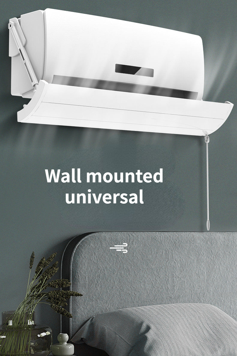 Anti-Direct Blow AC Deflector – Adjustable Air Conditioner Wind Guide Panel for Gentle Cooling