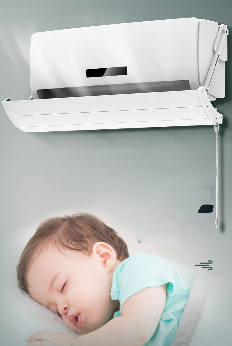 Anti-Direct Blow AC Deflector – Adjustable Air Conditioner Wind Guide Panel for Gentle Cooling