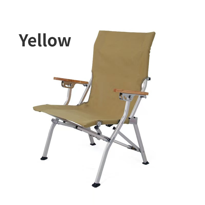 Outdoor aluminum alloy gear adjustment sea dog chair folding chair portable fishing leisure camping