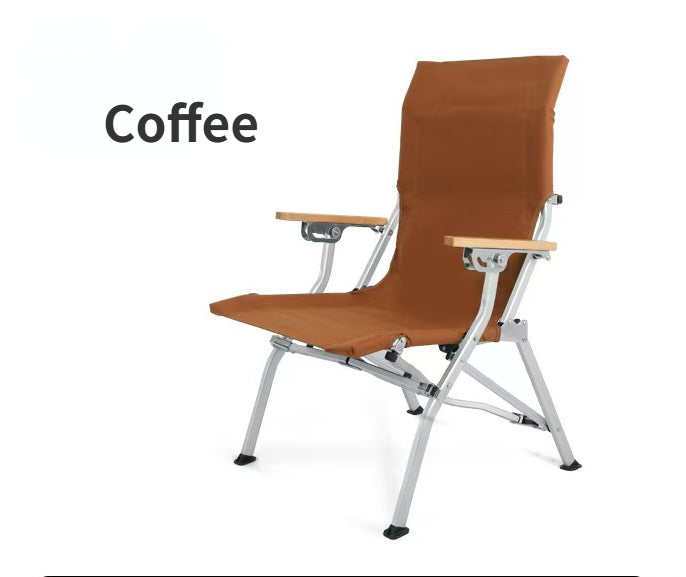 Outdoor aluminum alloy gear adjustment sea dog chair folding chair portable fishing leisure camping