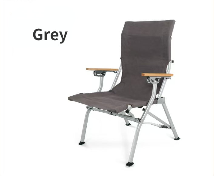 Outdoor aluminum alloy gear adjustment sea dog chair folding chair portable fishing leisure camping