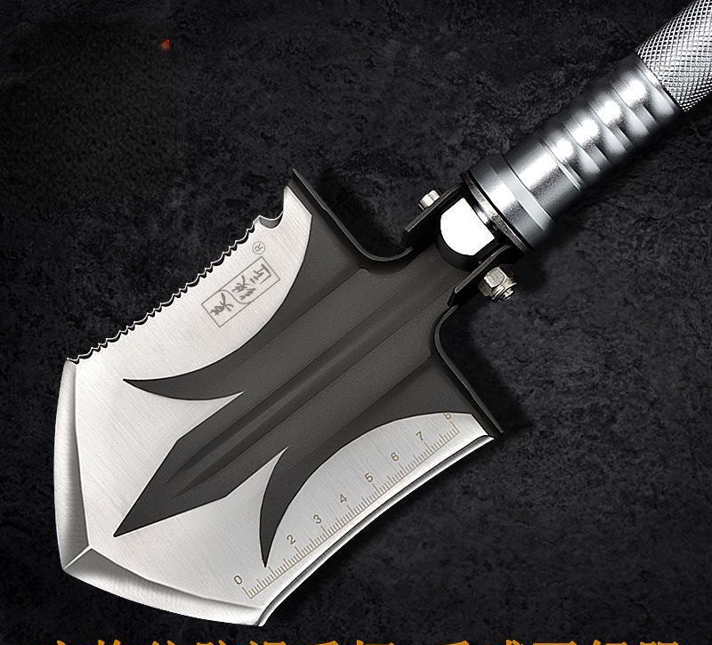 Portable outdoor engineer shovel camping vehicle tool manganese steel field fishing shovel