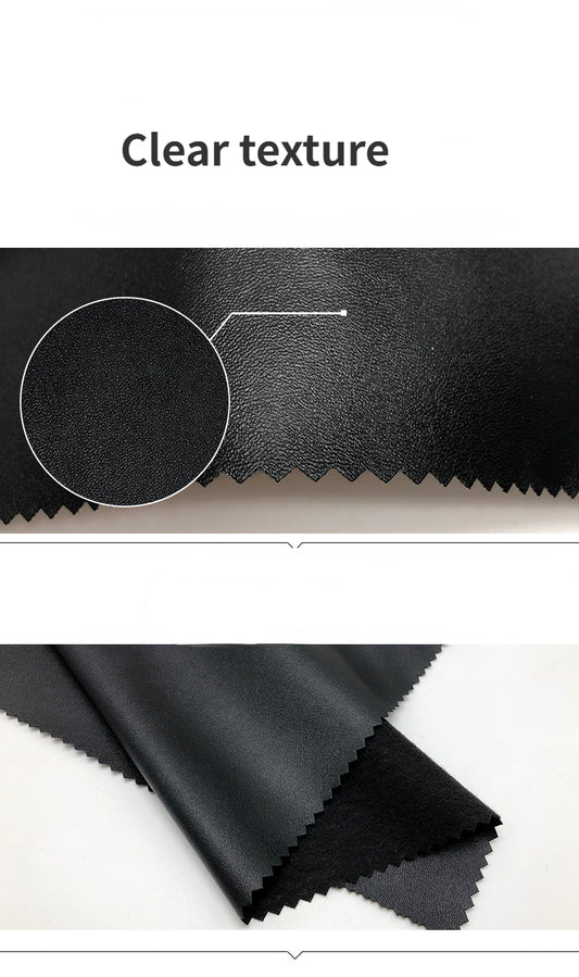 Half PU leather Nappa pattern soft elastic clothing leather soft foreskin strap leather men's and women's leather pants fabric