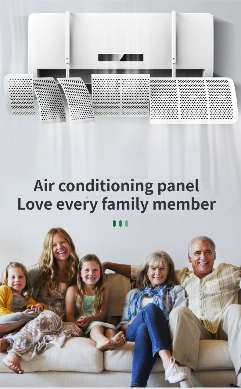 360° Rotatable AC Vent Deflector – Redirect Cold Airflow, Avoid Direct Blow