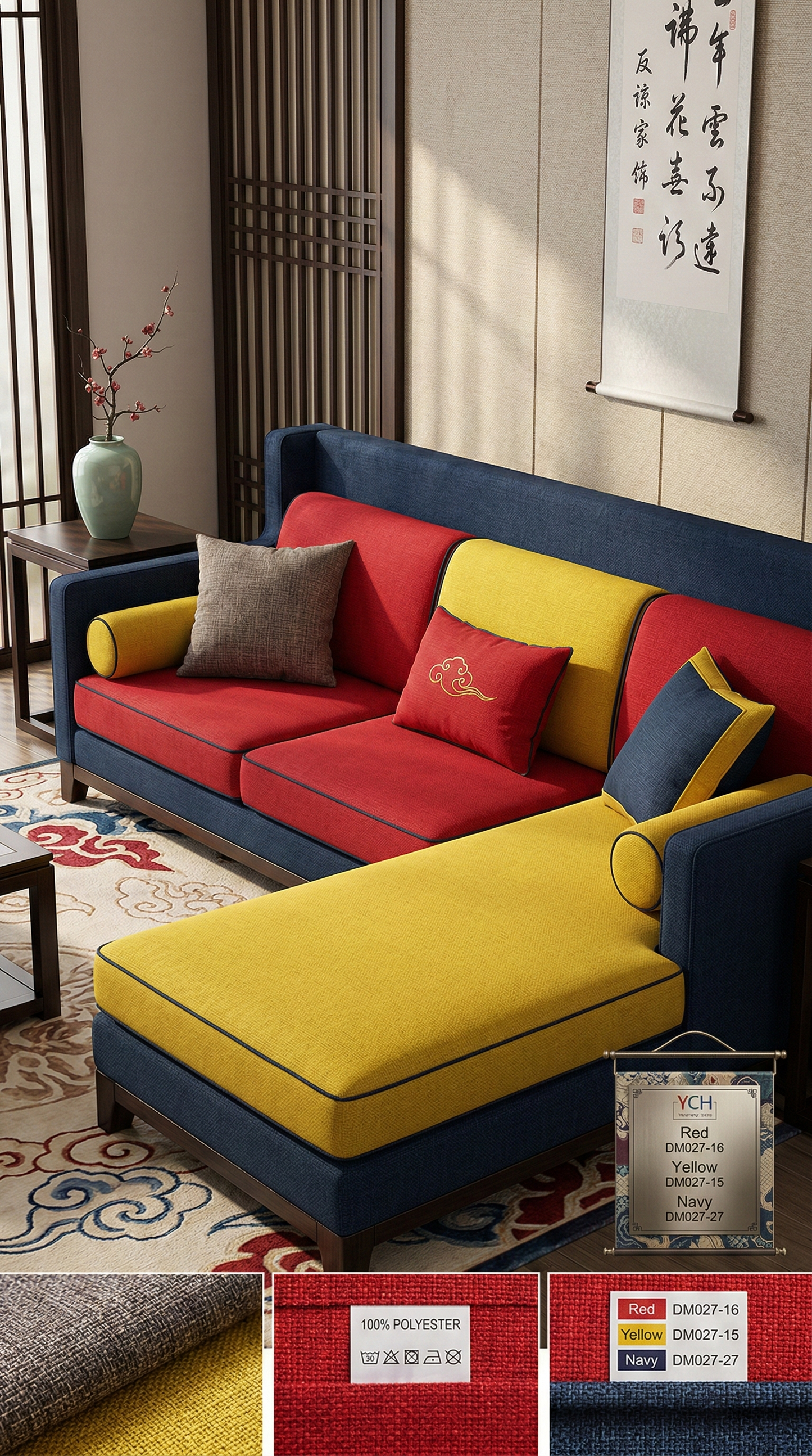 DM027 Series Office Furniture Fabrics | Durable & Stylish Upholstery for Modern Workspaces – Youcheng Textiles