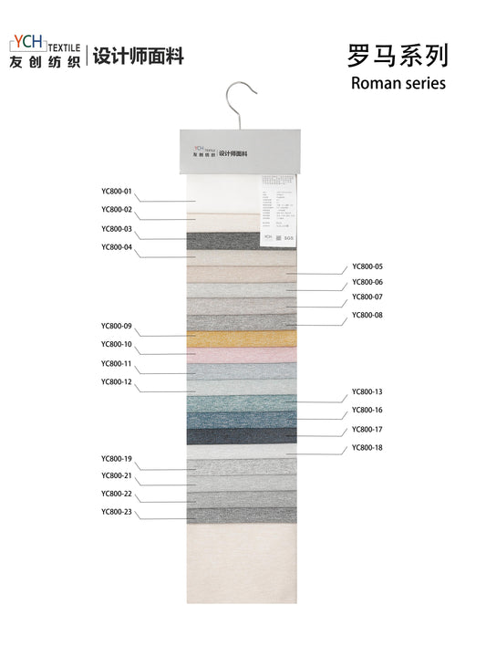 YC800 Series Civilian Home Fabrics | Premium 100% Polyester Upholstery for Homes & Hospitality – 145cm Width, 580gsm